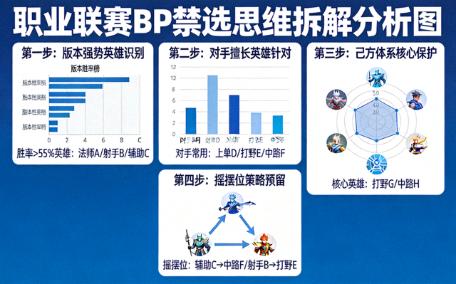 职业联赛BP禁选思维拆解分析图
